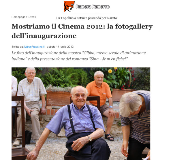 11 - 07 - 2014 - Riflettori sul poliziottesco 14 - 07 - 2012 - La fotogallery dell'inaugurazione